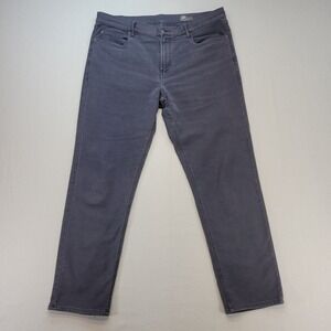 Faherty Terry 5-Pocket Pants Mens 36x30 Blue Gray Stretch MBF2437-NVY